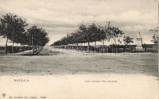 Marsala Viale centrale Villa Garibaldi