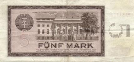 NDK 1964. 5M + 10M T:III
GDR 1964. 5 Mark + 10 Mark C:F