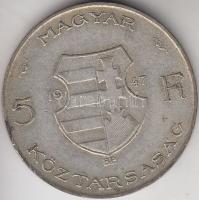 1947. 5Ft Ag "Kossuth" T:3 Adamo F8.1