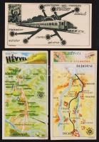 "HÉV-vel a szabadba" 3 db számoló cédula.