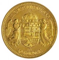 1893KB 10K Au "Ferenc József" (3.39/0.900g) tokban T:2,2-
Hungary 1893. 10 Korona Au &quot...
