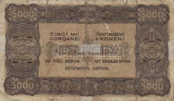 1923. 5000K (2x) klf nyomdahely jelöléssel! T:III,IV