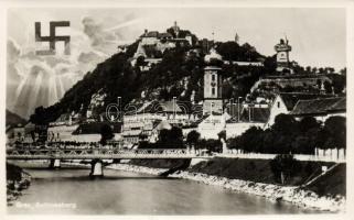 Graz Schlossberg, swastika