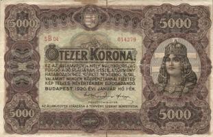 1920. 5000K "5 B 04 - 014279" T:III-