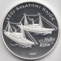1997. 2000Ft Ag "Régi balatoni hajók I - Helka&Kelén" T:PP Eredeti tokban, tanúsítvánn...