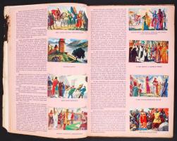 Magyar történelmi pillanatképek Szent István cikóriagyár kiadása. Komplett képes gyűjtőmappa. Szélén...