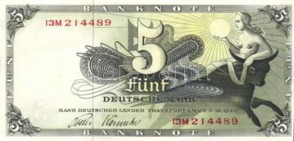 NSZK/Frankfurt am Main 1948. 5M T:II GFR/Frankfurt am Main 1948. 5 Mark C:XF