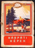 Kárpáti képek Szent István cikóriagyár kiadása. Komplett képes irredenta gyűjtőmappa.