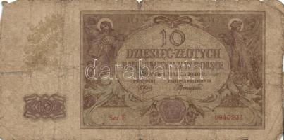 10db bankjegy az 1940-es évekből lengyel, horvát, szerb papírpénzek T:vegyes
10pcs of Polish, Serbia...