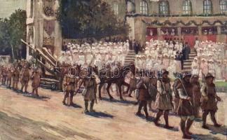 1908 Vienna, Kaiser-Jubil.-Huldigungsfestzung, artist signed