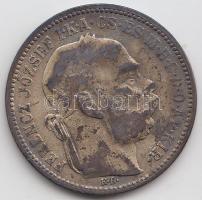 1895. 1K Ag "Ferenc József" T:2-
