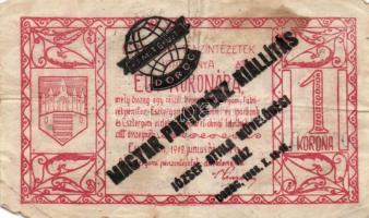 1919-1946. 9db klf bankjegy és utalvány "MAGYAR PAPÍRPÉNZ KIÁLLÍTÁS / JÓZSEF ATTILA MŰVELŐDÉSI / HÁZ / DOROG. 1966.X.13-16" felülbélyegzéssel T:vegyes