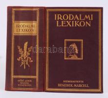 Benedek Marcell(szerk.): Irodalmi lexikon. Bp., 1927, Győző Andor Kiadása. Kiadói, aranyozott egészvászon kötésben, jó állapotú, belsejében ajánlással.