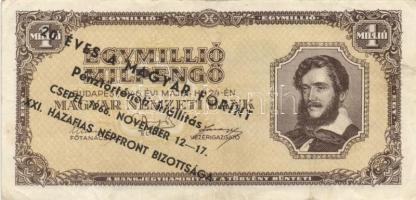 1930-1946. 7db klf bankjegy és reklám több féle "Hazafias Népfront XXI. ker Bizottsága... CSEPE...