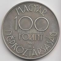 1988. 100Ft "Labdarúgó VB (III) / Két játékos" T:BU Adamo EM105