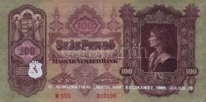 1930-1969. 8db bankjegy és reklám többféle "NUMIZMATIKAI HÍRÖS NAP / KECSKEMÉT...." felülb...