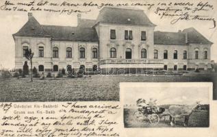 Kisbáb, Kisbaáb, Maly Bab; kastély, kiadja Kanitz C. és fiai / castle