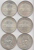 1993. 200Ft Ag "MNB" (4x) + 1994. 200Ft Ag "Deák" (2x) T:2
Adamo F13, F13.1