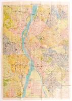 Dr. Cholnoky Jenő: Budapest térkép 60x80 cm