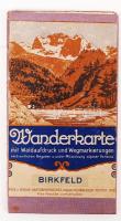cca 1900 Birkfeld vászon turista térkép / tourist map 60x50 cm