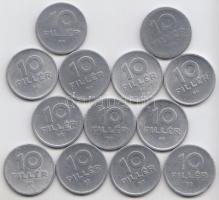 1950-1966. 10f (13x) csak klf évszámmal! T:vegyes