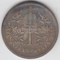 Ausztria 1899. 1K Ag T:3 Austria 1899. 1 Corona Ag C:F