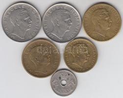 Románia 1905-1947. 5B-10.000L 6db klf fémpénz T:2,2-
Romania 1905-1947. 5 Bani - 10.000 Lei 6pcs of ...