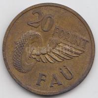 ~1950. "FAÜ" 20Ft Fővárosi Autóbusz Üzem érméje T:2