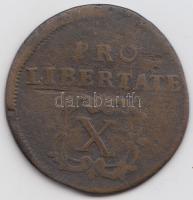 1705. X Poltura "II. Rákóczi Ferenc" (6.88g) T:3 Hungary 1705. X Poltura "Francis II Rákóczi" (6.88g) C:F Huszár: 1535., Unger II.: 1133.a