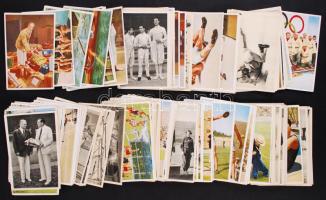 1932 Los Angeles, Fotógyűjtemény az olimpiáról (Sammelwerk Nr. 6) hátoldalukon német nyelvű leírásokkal, 143 db 8x12 cm-es kép.