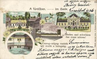 Pöstyén, 'Im Bade' litho