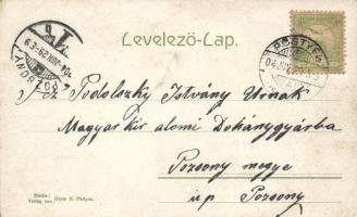 Pöstyén, 'Im Bade' litho