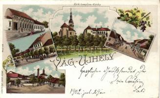 Vágújhely, Brück Samu kiadása, litho