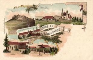 Baldócfürdő, Szepesi vár litho (cut)