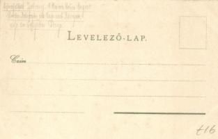 Szobráncfürdő, Klein Ignác kiadása, litho