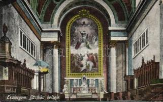 Esztergom - 4 db régi városképes lap