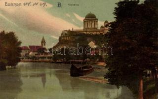 Esztergom - 4 db régi városképes lap