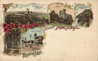 Trencsén, Szkalka, litho