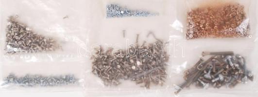 Műszerész csavarok, anyák M1,5; 2; 2,5 méretben / Small screws