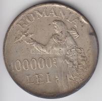 Románia 1946. 100.000L Ag T:2- Romania 1946. 100.000 Lei Ag C:VF