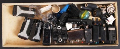 Elektromos alkatrészek, szerelvények, kapcsolók, Babetta motorblokk szimering garnitúra,1 db lakat kulccsal