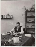 cca 1970 Balla Demeter: Csurka István fotója. Hátoldalt pecséttel jelzett 18x24 cm