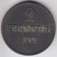 Német Államok / Hannover 1855B 2Pf Cu T:2
German States / Hannover 1855B 2 Pfenninge Cu C:XF