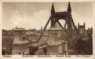 Budapest - 4 db régi városképes lap