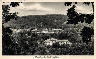 3 db régi magyar városképes lap: Mátraháza, Mátra, Parád / 3 old Hungarian postcards