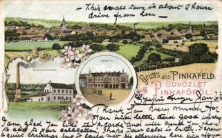 Pinkafő, Pinkafeld; Elektrische Centrale / power plant, litho