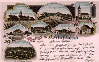 Alsómiholjác, Donji Miholjac; synagogue, litho