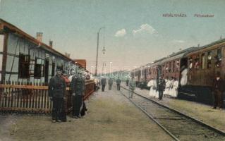 Királyháza, vasútállomás / railway station