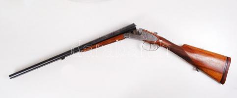 cca 1870 Belga 12-es Choke 182 vadászfegyver 18-as kaliberű, hatástalanított, szép állapotban / 
cca...