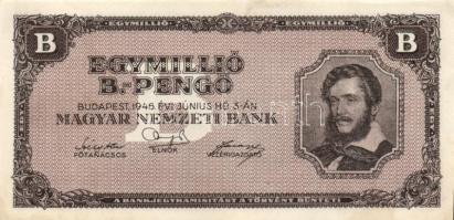 1946. 10.000BP (2x) + 1.000.000BP (3x) T:I-,II